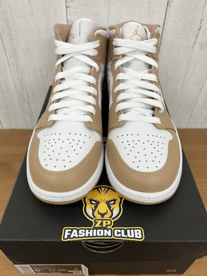 Air Jordan 1 Mid Hemp White Gum MENS 554724-271 | eBay