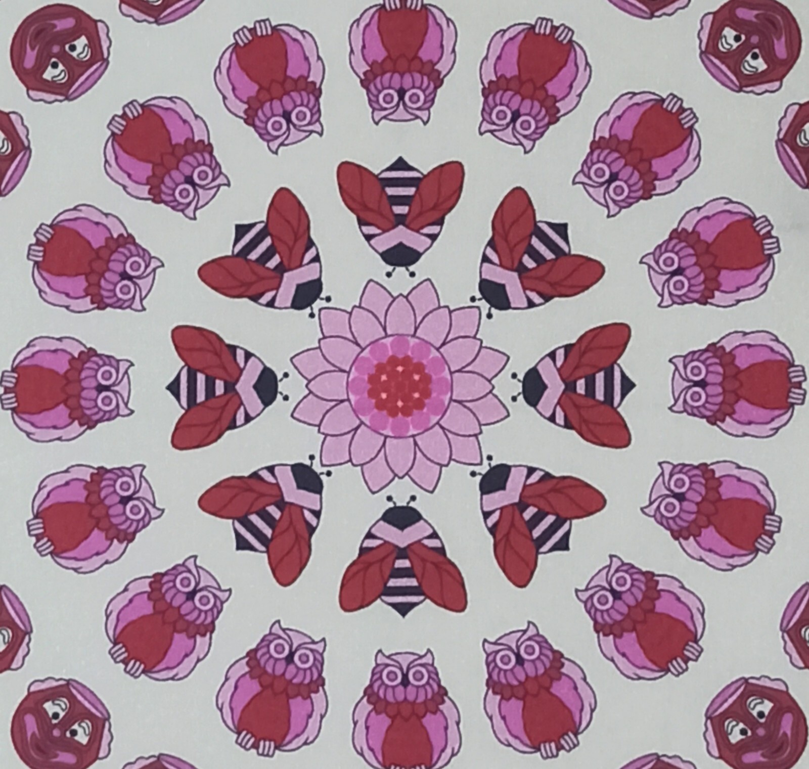 BRACCIALINI White Multi Patterned Silk Scarf ITAL… - image 11