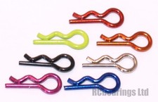 Bodyshell R Clips 12mm total length RC Cars x10 Body Shell clamps 