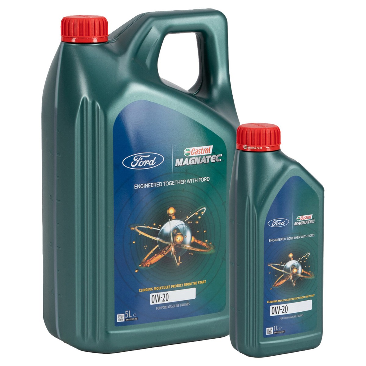 6L 6 Liter ORIGINAL Ford CASTROL MAGNATEC 0W20 Motoröl WSS-M2C954