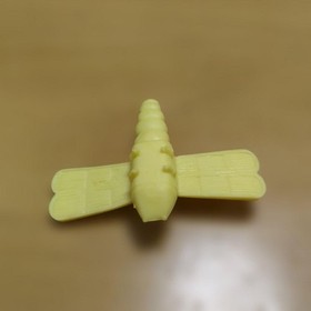 Famicom Galaxian Eraser Yellow Retro Nintendo 8-bit 3.15 inches (8cm)