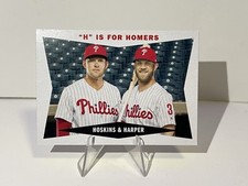 2020 Topps Archives - 1960 Combo Cards Bryce Harper, Rhys Hoskins #60CC-HH