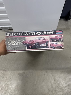 Monogram 1:12 67 Corvette 427 Coupe Car Kit - 2801 for sale online