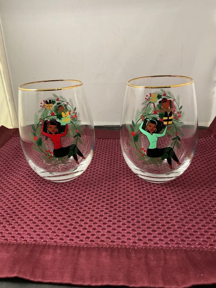 Juego de 2 copas de vino Shark Tank Holiday Foto 2 de 4