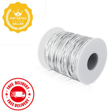 20 Gauge 304 Stainless Steel Wire 164ft Silver Rust-Resistant Craft Jewelry DIY