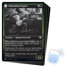 INFESTATION EXPERT X4 Innistrad: Double Feature DBL Magic MTG MINT CARD