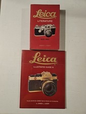 Lot of 2 LEICA CAMERA Books By James L. Lager PB, Good Condition. Row 12.