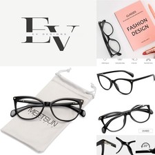Stylish Lightweight Cat-Eye Glasses for Women...