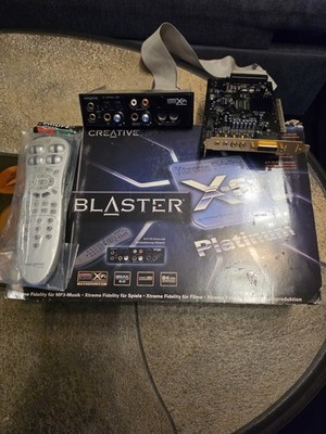 Creative Technology Sound Blaster X-FI  Platinum Edition Soundkarte PCI OVP TOP