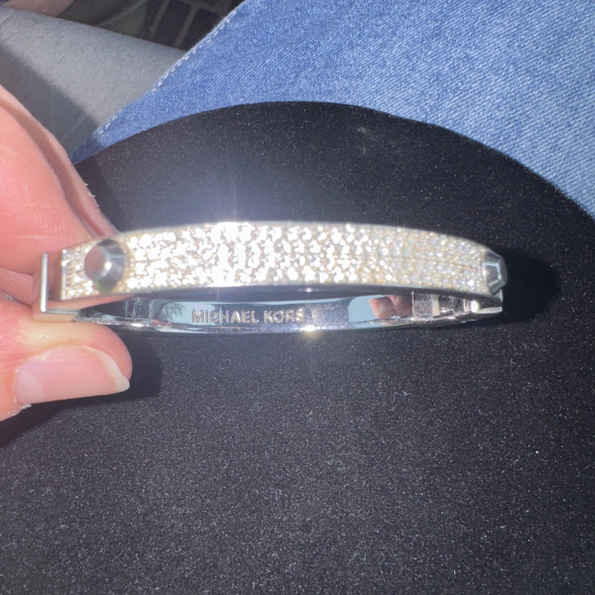 Michael Kors Crystal Cuff Fashion Bracelets for sale | eBay display picture 1