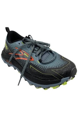 Brooks Men's Cascadia 18 Trail Athletic Sneakers Citadel/Ebony/Lime
