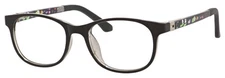 Enhance EN4132 Eyeglasses Frame Size 46-17-130 Black Crystal Girls Kids Frame