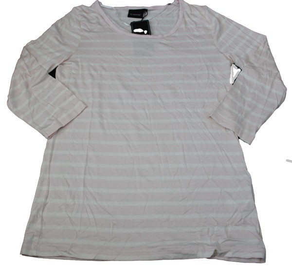 Damen T-SHIRT Shirt B.Young Pastel Pink Ecru Offwhite 3/ Arm Gr. M 38 Neu-image