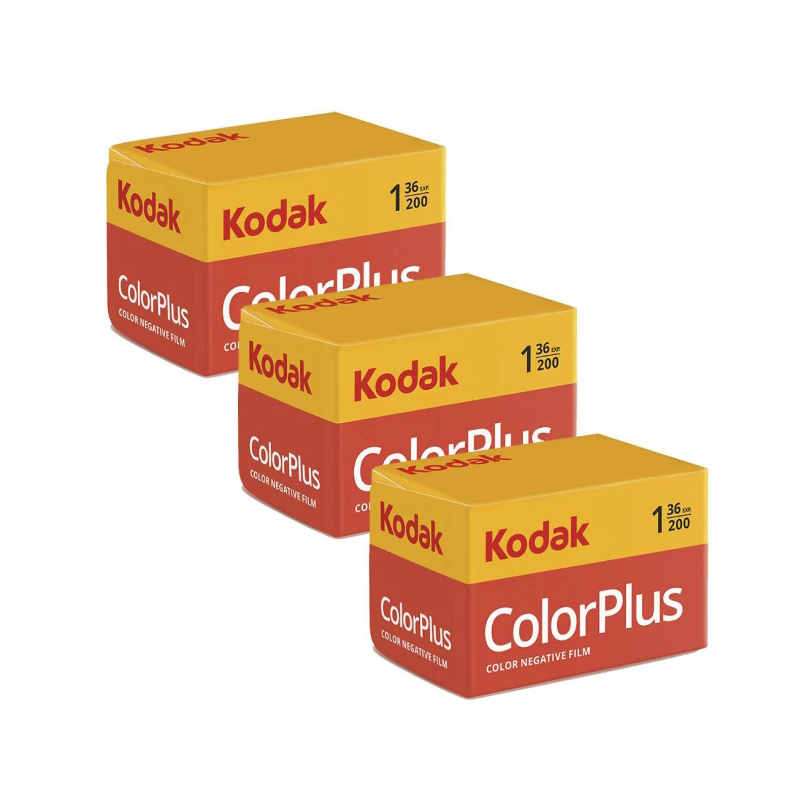 Kodak Colour Plus 200 135 Film 36 Exposure Pack of 3 (108348x3)