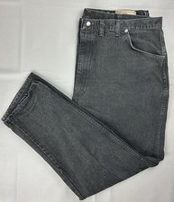 Vintage Wrangler Black Jeans Men’s 46x32 USA Made Straight Leg Big & Tall Pants