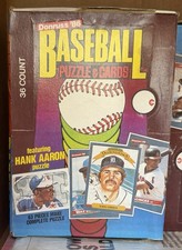 1986 DONRUSS BASEBALL WAX BOX 36 Sealed Packs Jose Canseco, Fred McGriff RC