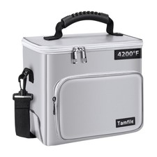 Tamfile Fireproof Lipo Battery Bag with 4200 F Heat Insulated Ebike Lipo Bag ...
