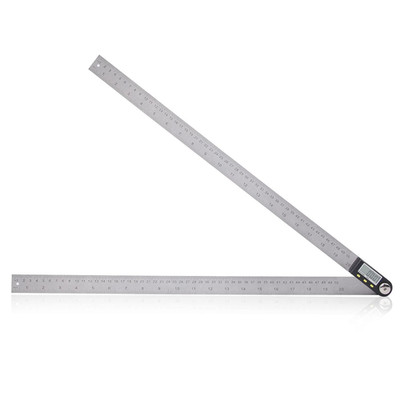 20 Inch/500Mm Digital Protractor Stainless Steel Digital Display Angle Ruler Dig