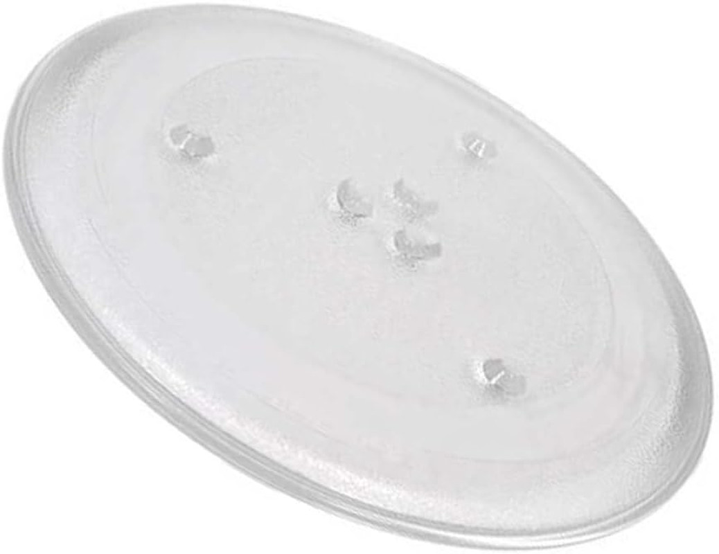 Ricambio Piatto Vetro Microonde 255mm con Attacco a 3 Pioli Universale