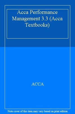 Acca Performance Management 3.3