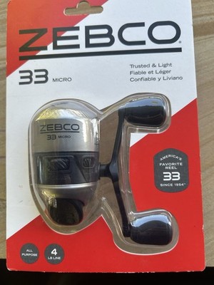 Zebco 33 Micro Spincast Fishing Reel Lightweight 4#Line New In Package