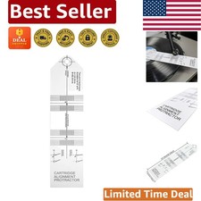 User-Friendly Acrylic Stylus Alignment Protractor for 9-Inch Turntable Tonearms