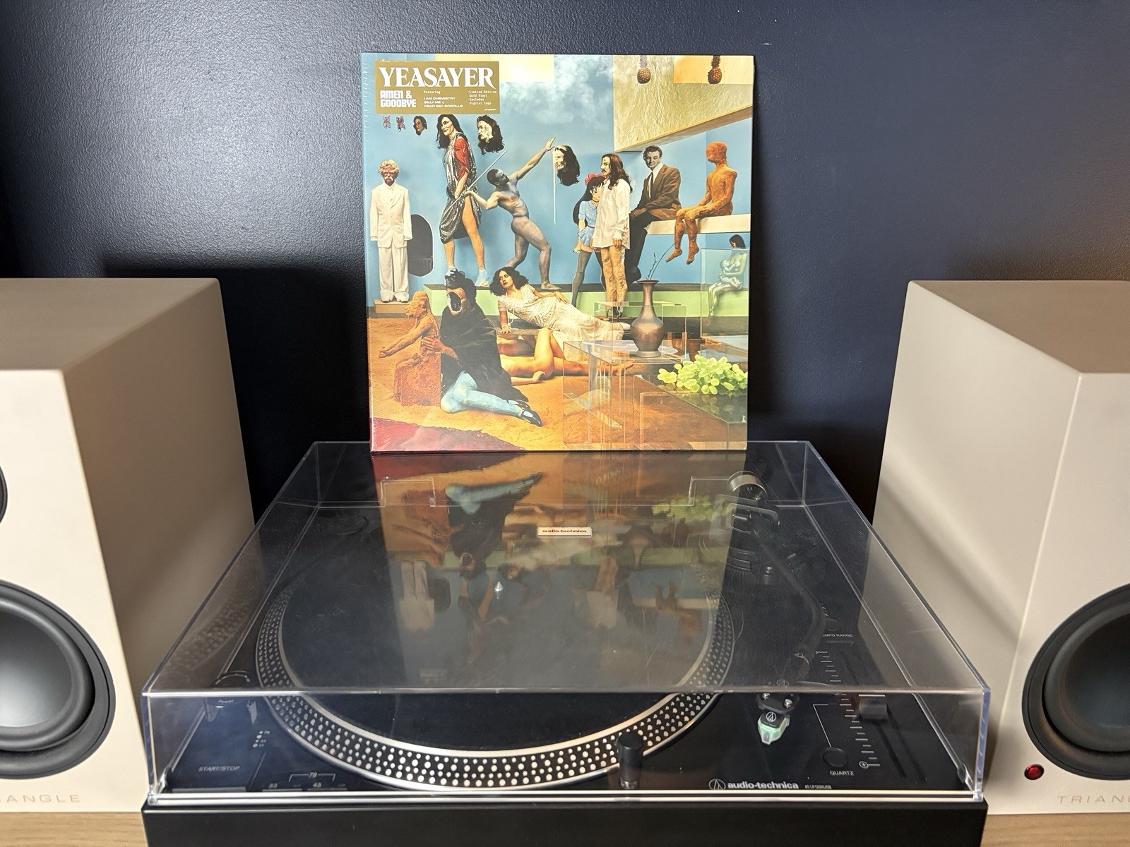 Yeasayer Amen And Goodbye UK 2016 Gold Vinyl Record Album LP M/M