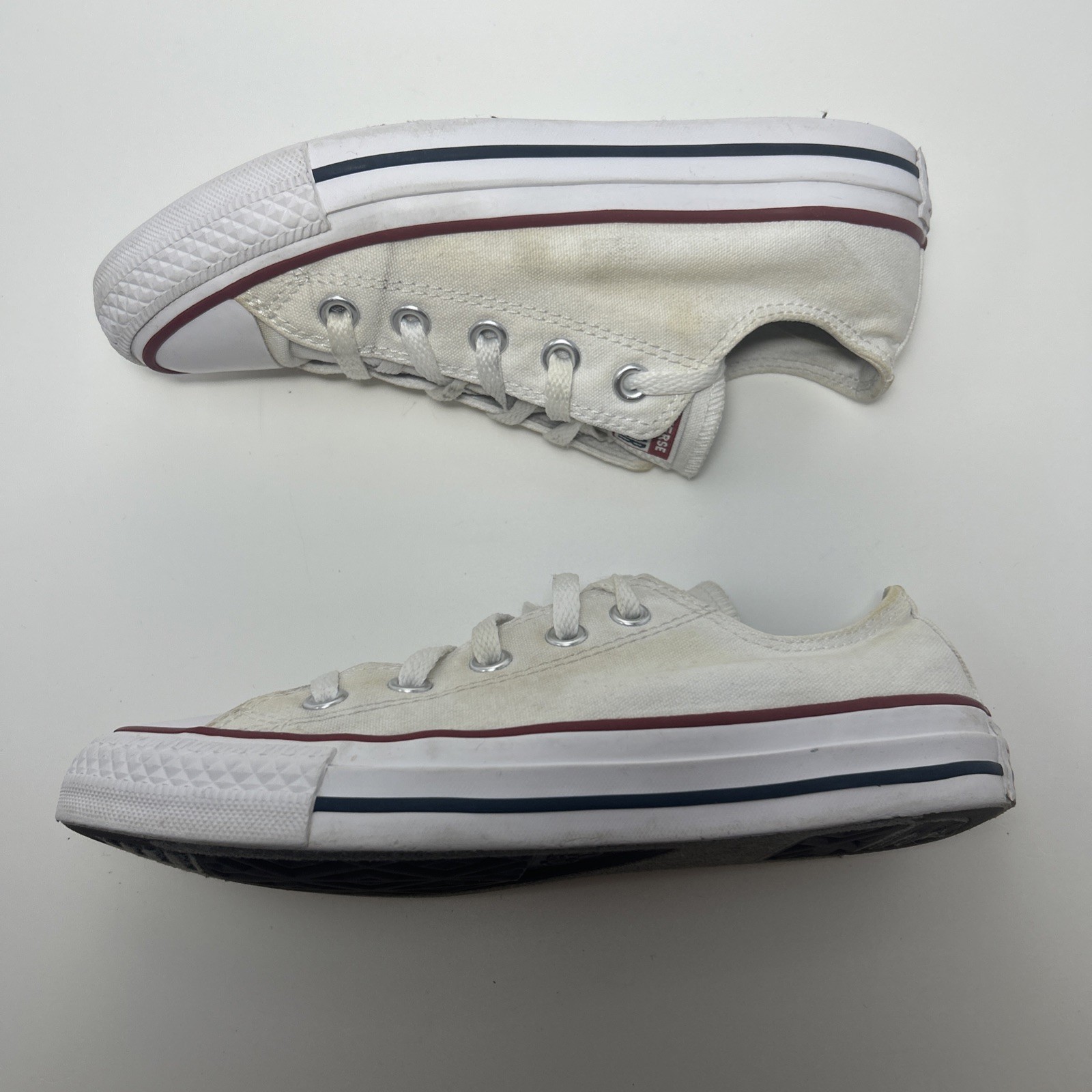 Converse Chuck Taylor All Star White Low Top Sneakers Women's Size 6 W7652 thumbnail 6