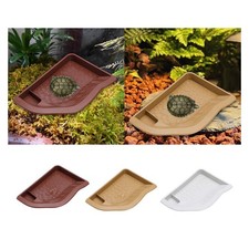 Turtle Bathing Pool Tortoise Water Bowl Landscape Fish Tank Decoration Food Dish