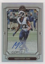 2019 Panini Legacy Premium Edition Penmanship Prizm Marcus Peters #60 Auto 0bz