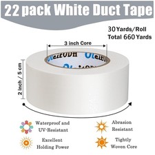 Multi-Use Indoor Outdoor Duct Tape - 22 Pack