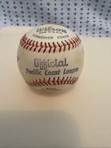 Wilson A1010 Official Pacific Coast League Baseball With Leslie M. O'Connor