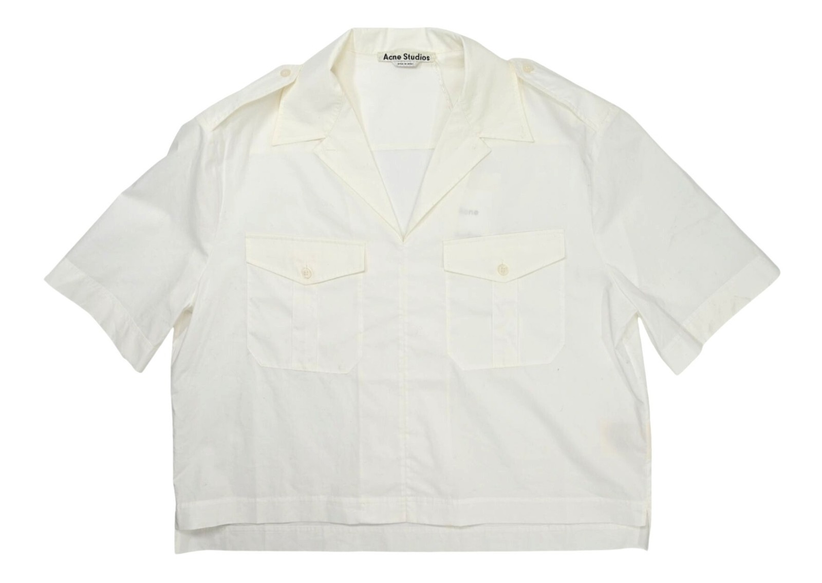 Acne Studios Stina Poplin Shirt in White