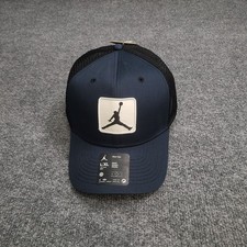 Jordan Hat Rise Cap Snapback L / XL Black Nike Structured Trucker Adult Unisex