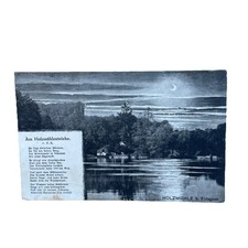 Postkarte AK Eldagsen Springen Holzmühlenteich Gelaufen 1925