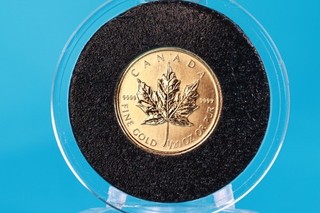 Kanada 1 $ 1995 Maple Leaf 1/20 Oz Gold 9999 ST (2)