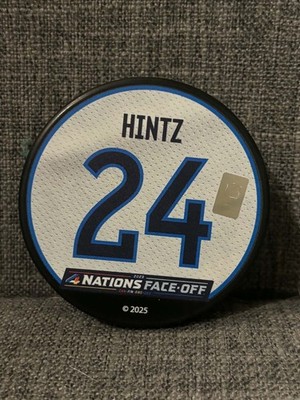 4 Nations Face Off 2025 Finland Roope Hintz NHL Souvenir Hockey Puck
