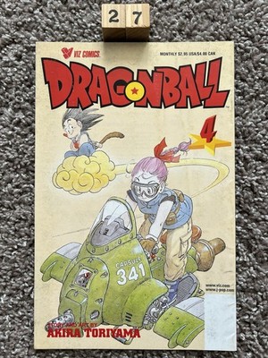 Dragon Ball #4 Manga 4th Printing (Viz Comics 1999) Rare Akira Toriyama Creased