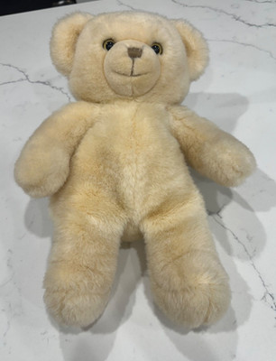 Vintage 1987 Heartline Plush Golden Brown Teddy Bear 15''