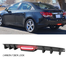For Chevrolet Cruze Carbon Style Rear Bumper Diffuser Wled Brake Tail Light For Chevrolet Cruze Carbon Style Rear Bumper Diffuser Wled Brake Tail Light