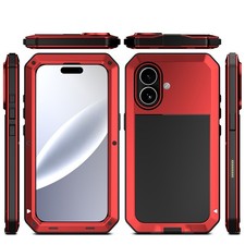 New Heavy Duty Aluminum Metal Shockproof Case Full Cover For iPhone 17 6.3 inch