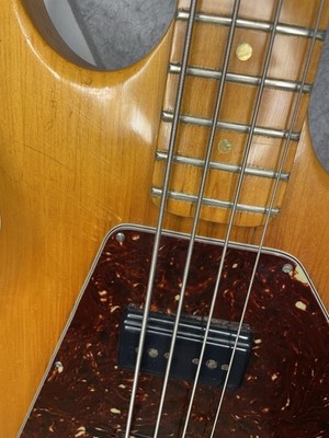 Vintage 1978 Gibson Ripper Bass Natural Yellow With Gator Hardcase