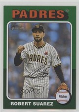 2024 Topps Heritage High Number SP Green Border Robert Suarez #714 5h8
