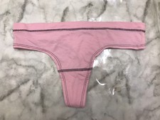 Baby PINK Soft Cotton Blend Thong Panty Underwear Large