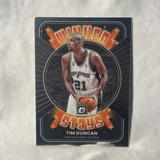 Tim Duncan 2021-22 Optic Winner Stays #19 Read Description 