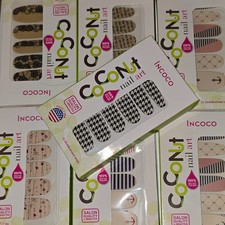 NOS Incoco coconut nail strips - real nail po...