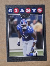 2008 Topps Plaxico Burress #127 Black /53 New York Giants NrMINT Condition!!!!