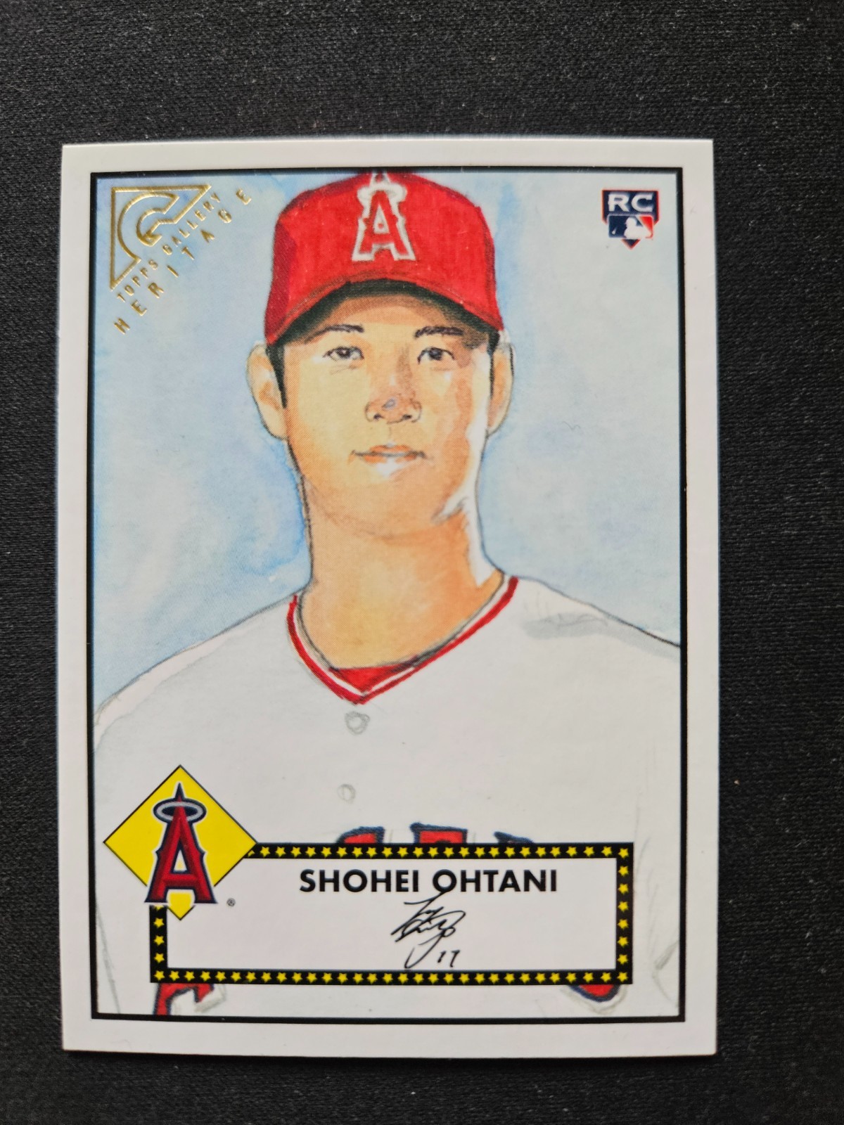 2018 TOPPS GALLERY HERITAGE SHOHEI OHTANI RC #H-26