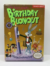 The Bugs Bunny Birthday Blowout NES (Nintendo  System, 1990) CIB Complete Tested