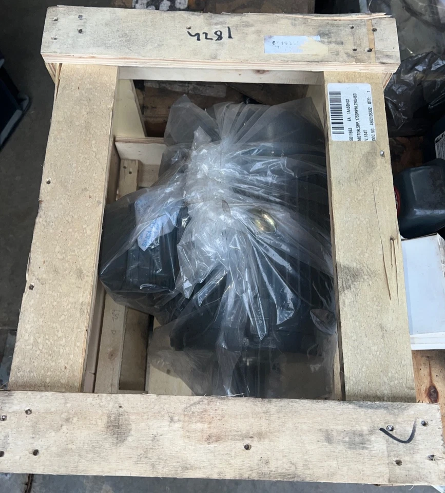 5 HP 3 Phase Electric Motor 1800RPM 184T Frame TEFC 230/460 Volt Severe Duty New - Image 4 of 4